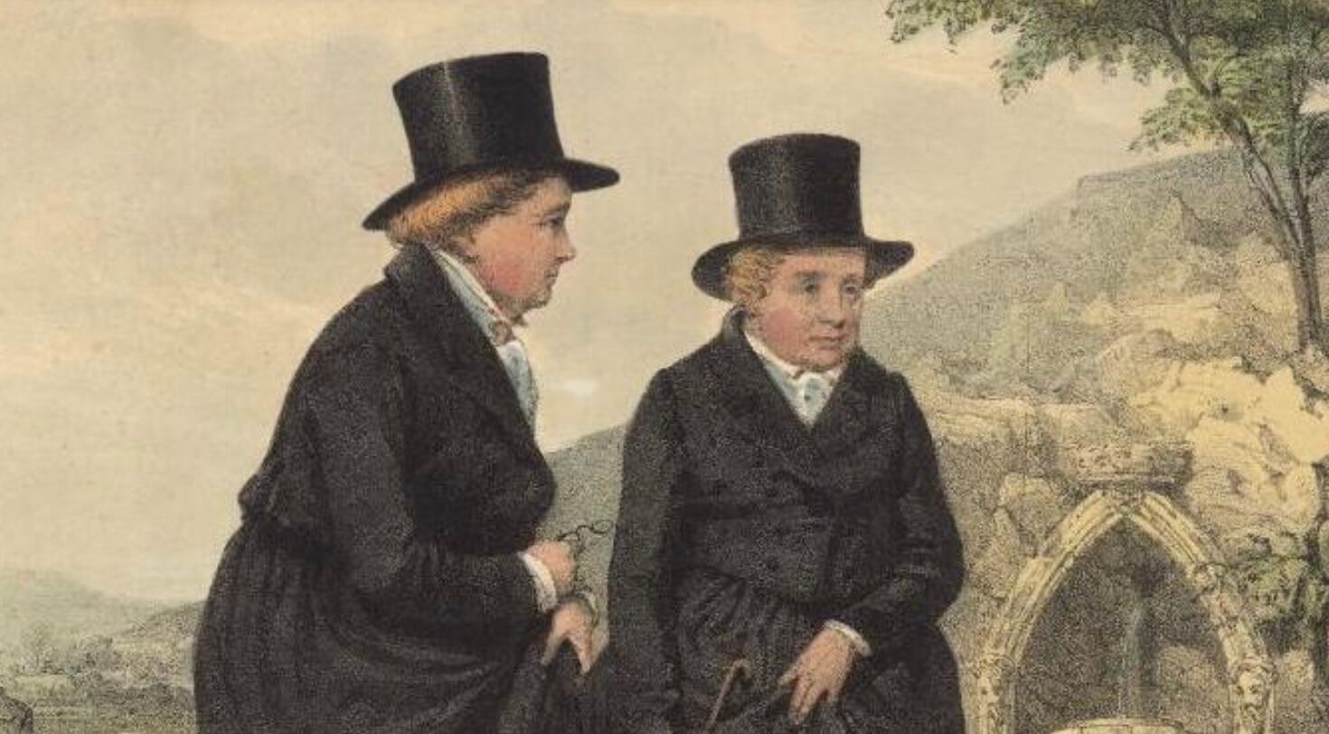 Portrait of Mrs Eleanor Butler and Miss Ponsonby, The Ladies of Llangollen