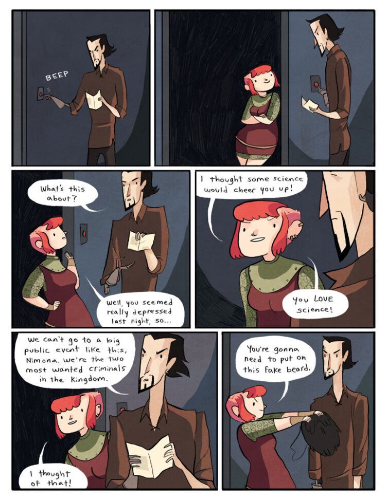 Nimona, ND Stevenson, LGBTQ+ Cartoonists