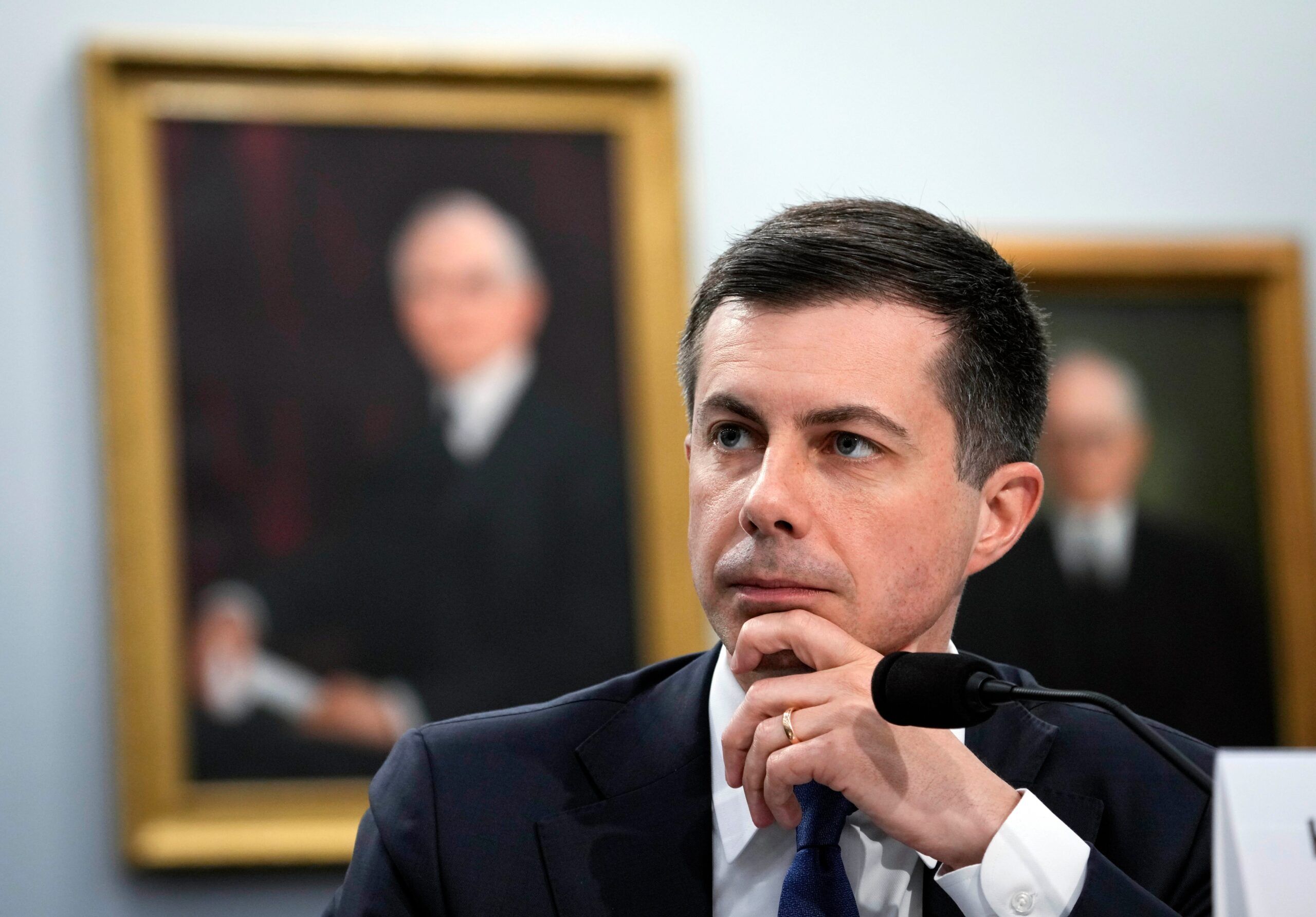 Secretary of Transportation Pete Buttigieg testifies before the Transportation, and Housing and Urban Development, and Related Agencies Subcommittee of the House Appropriations Committee