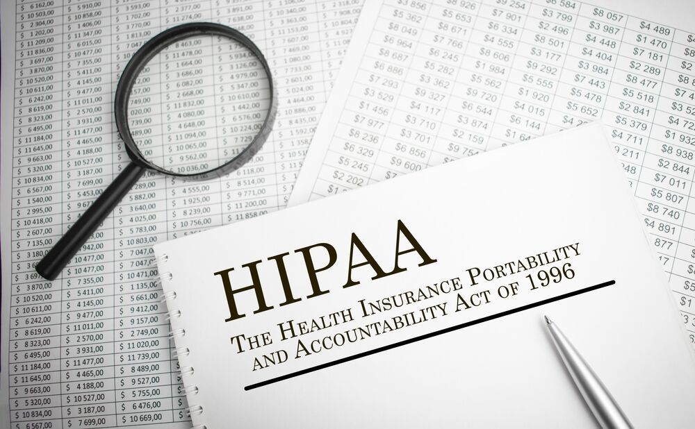 HIPAA stock image