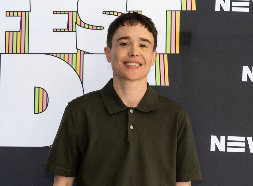 Elliot Page attends New York Premiere at NewFest Pride 'Close to You' at SVA Theatre in New York on June 1, 2024