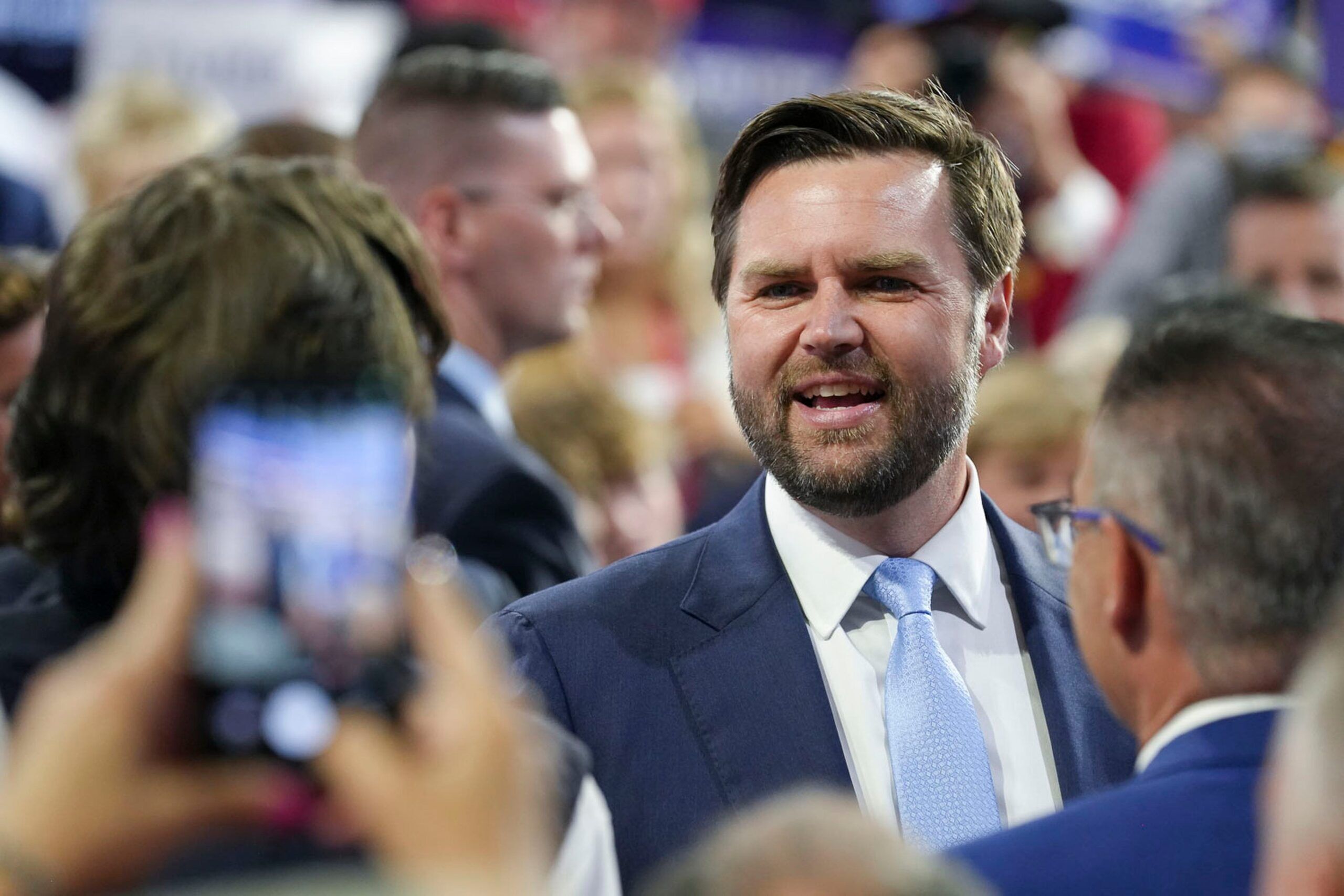 JD Vance was chosen to be former President Trump's VP nominee in Milwaukee during the first day of the Republican National Convention.