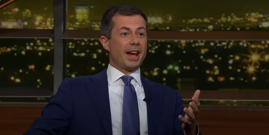 Transportation Secretary Pete Buttigieg speaking on "Real Time with Bill Maher"