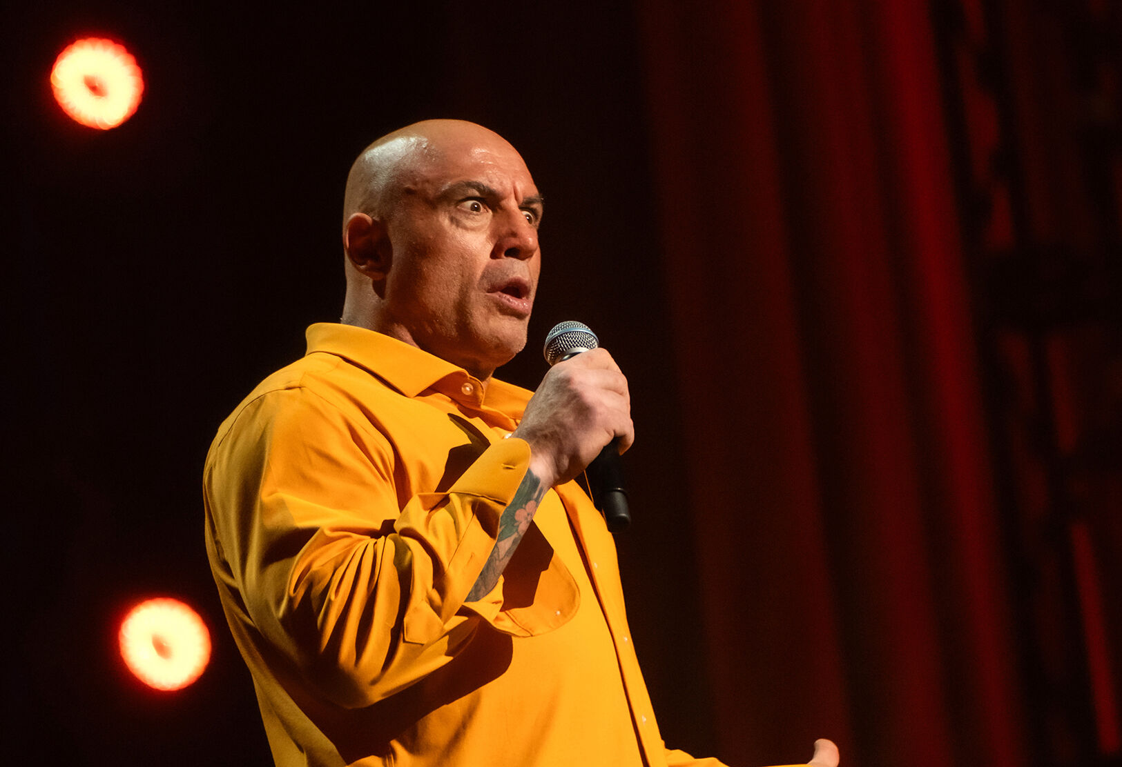 Joe Rogan in his new Netflix special, 'Burn the Boats.'