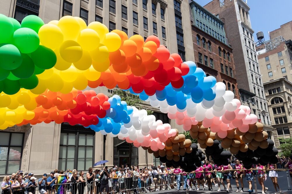 Scene from 2023 NYC Pride