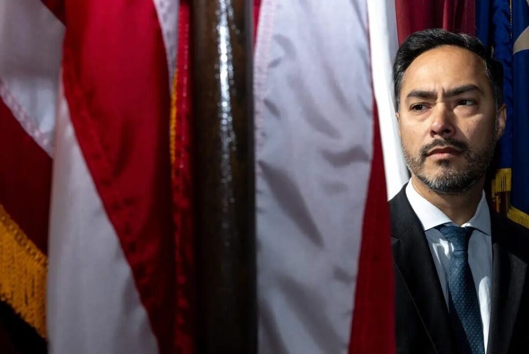 U.S. Rep. Joaquin Castro, D-San Antonio, poses for a portrait in his Rayburn House Office Building office, on Oct. 12 in Washington, D.C.