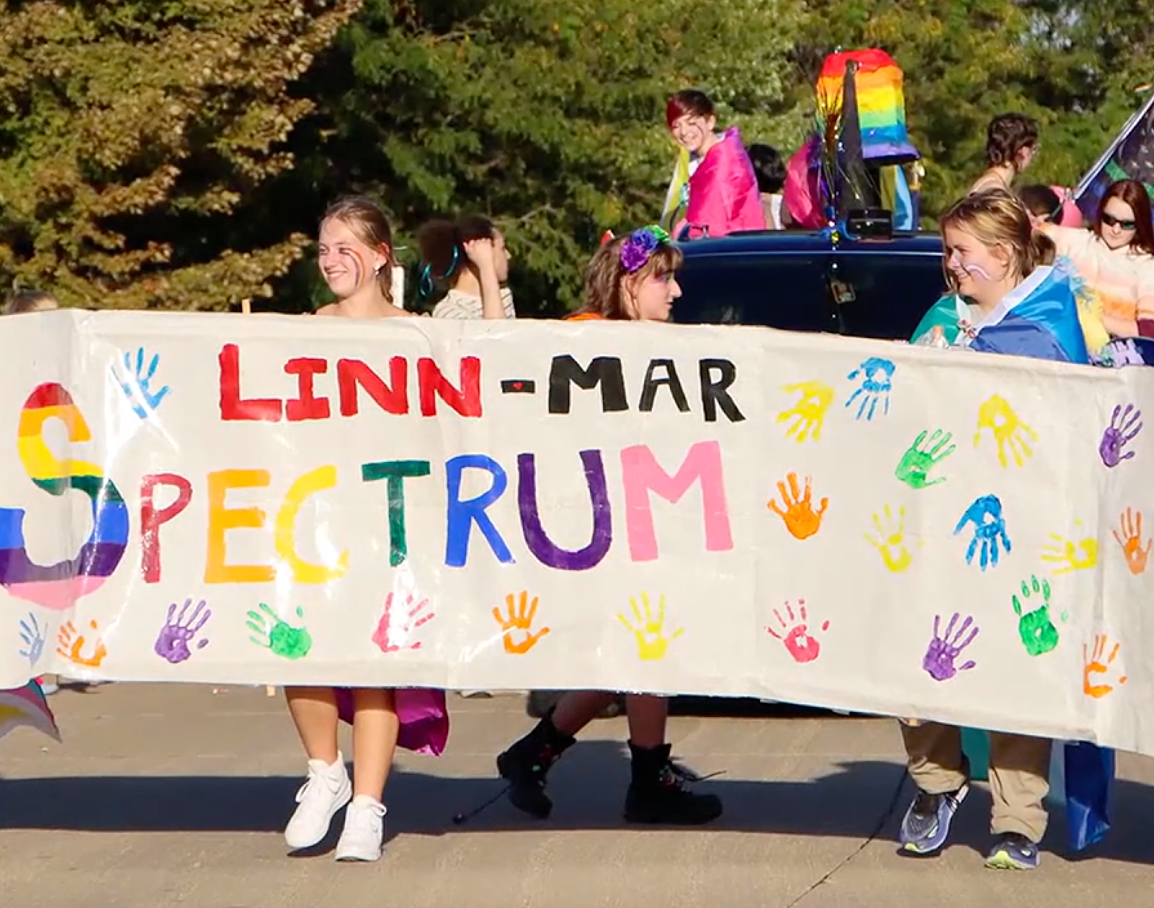 Angry mob throws knife at LGBTQ+ students in high school parade