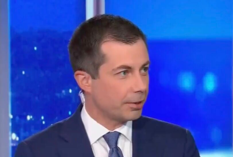 Out Transportation Secretary Pete Buttigieg speaks on CNN