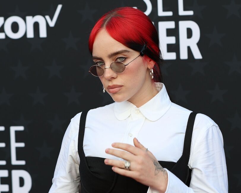 LOS ANGELES - JAN 14:  Billie Eilish at the 29th Annual Critics Choice Awards - Arrivals at the Barker Hanger on January 14, 2024 in Santa Monica, CA