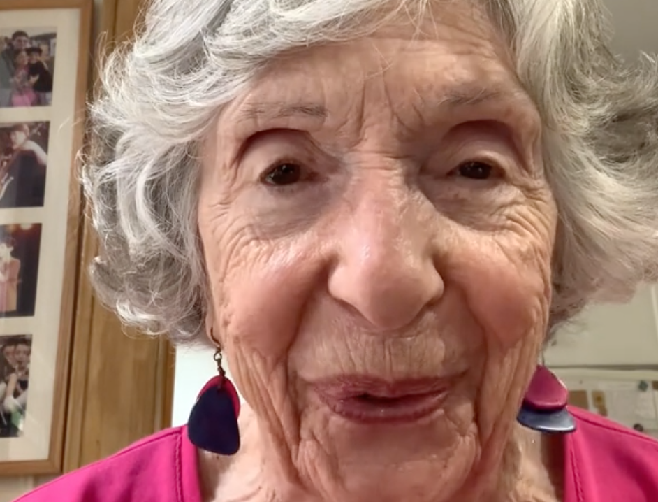 Gay Holocaust survivor Grandma Elli joins TikTok to urge folks to vote against the next Hitler