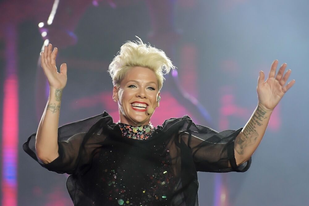 P!nk, lgbtq musician, Rio de Janeiro, Brazil, October 6, 2019.