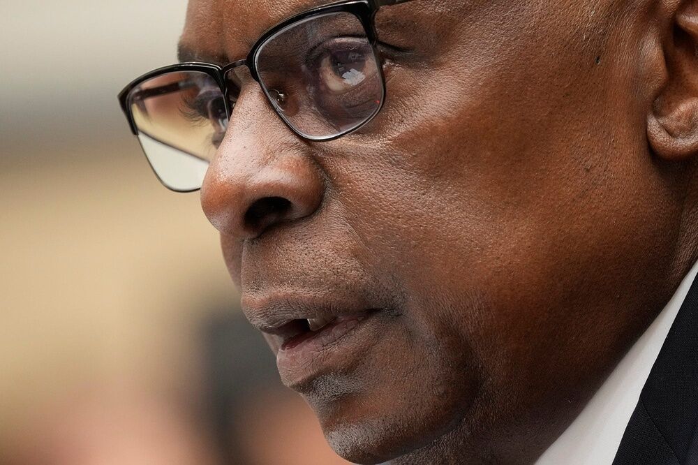 Secretary of Defense Lloyd Austin testifies in front of the House Armed Services Committee in Washington on Feb 29, 2024.