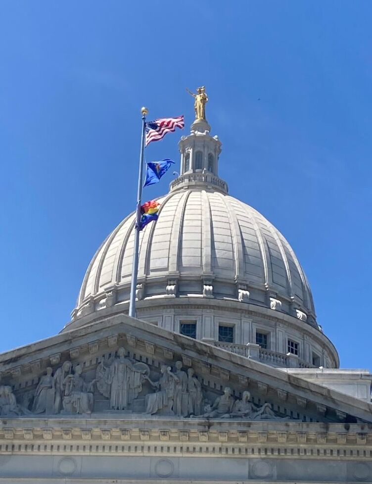 Wisconsin state capitol.