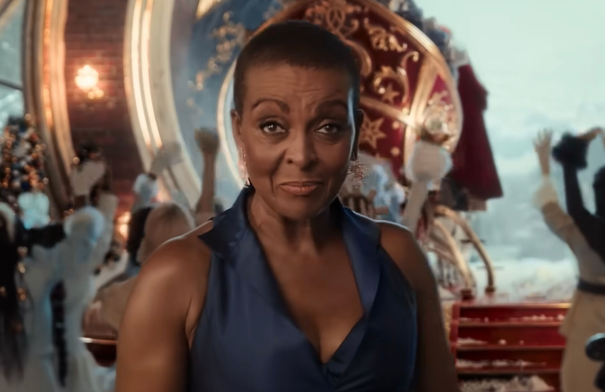 Adjoa Andoh in U.K. retailer Boots' 2024 holiday ad.