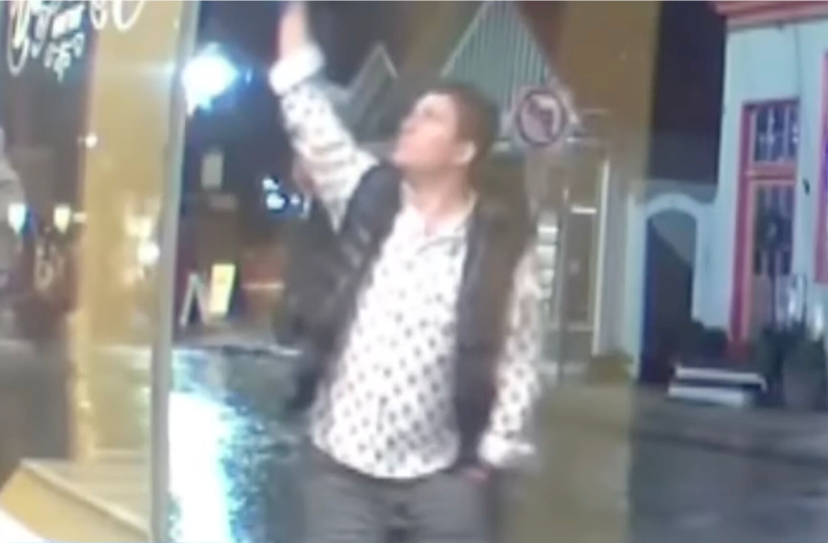 BenjaminMichael Security footage allegedly showing Benjamin Michael.