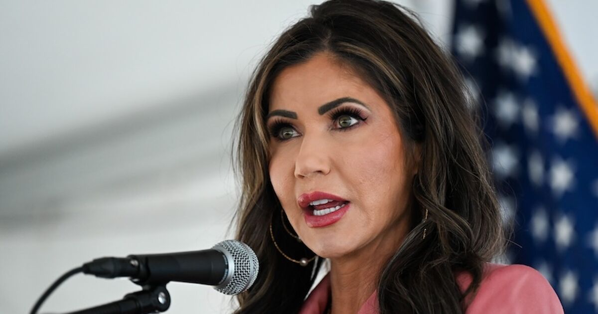 Dem told Kristi Noem that ICE agents can be impersonated with $20 Etsy jackets. She had no response. Dem told Kristi Noem that ICE agents can be impersonated with $20 Etsy jackets. She had no response.