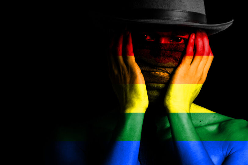 Image évoquant l'effroi de la violence contre les homosexuels