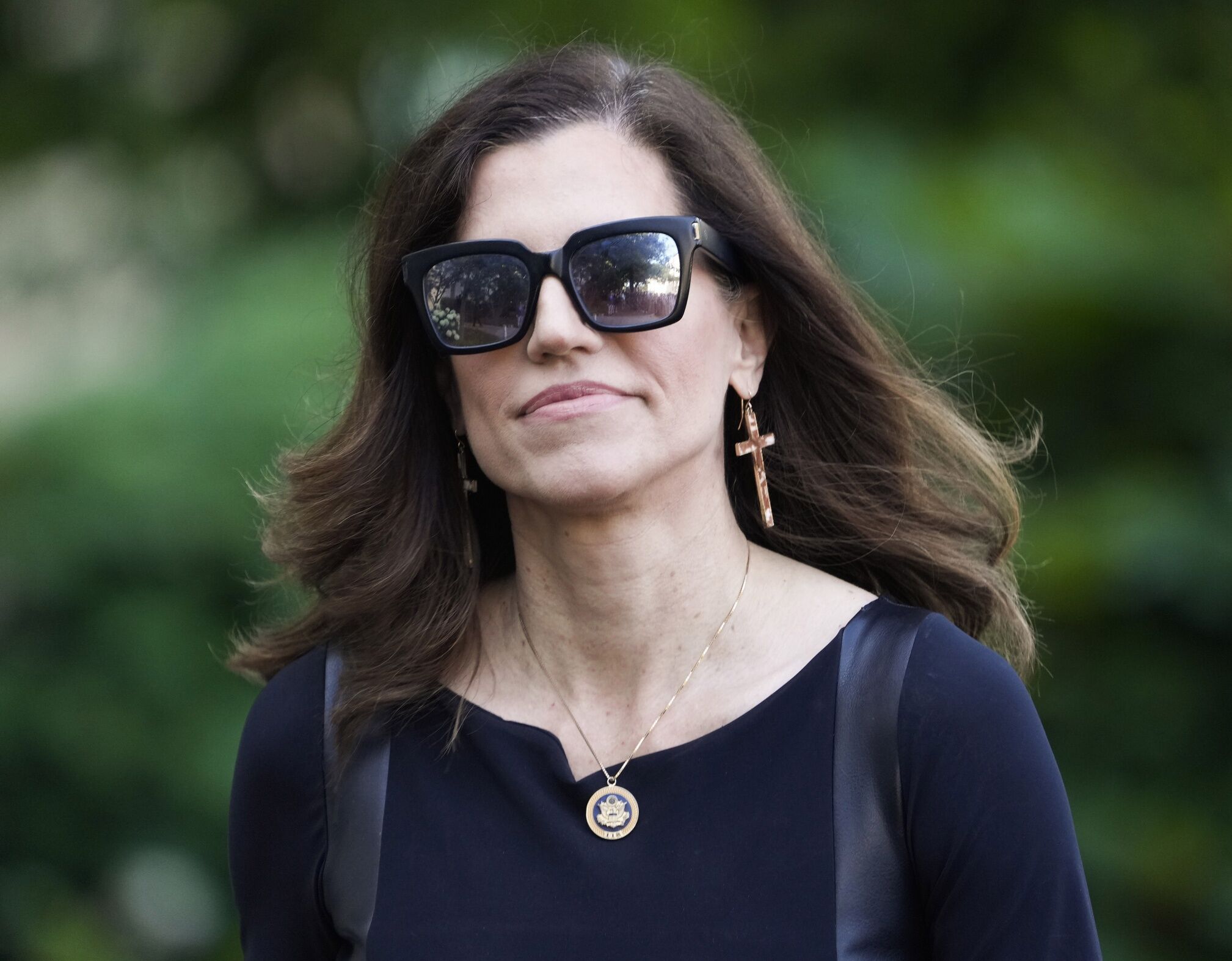 Jun 13, 2024; Washington, DC, USA; Rep. Nancy Mace (R-SC) arrives before a gathering with Former President Donald Trump at the Capitol Hill Club and Congressional House Republicans on June 13, 2024 on Capitol Hill.