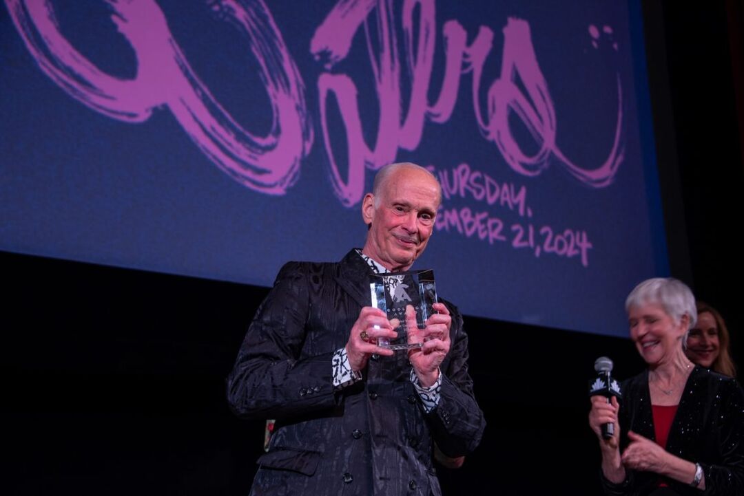 John Waters receives the Coolidge Award at the Coolidge Corner Theatre on November 21, 2024