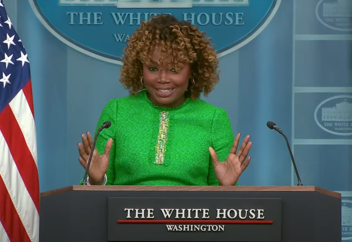 Karine Jean-Pierre addresses daughter in tearful final White House briefing