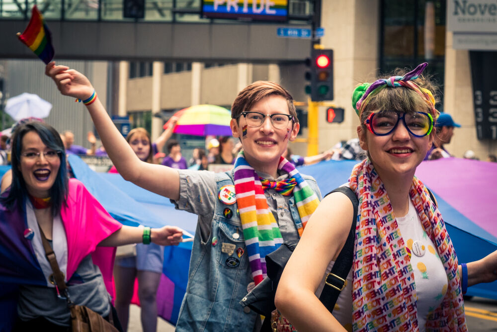 MINNEAPOLIS, MINNESOTA, USA - June 23 2019 - Twin Cities Pride Celebration