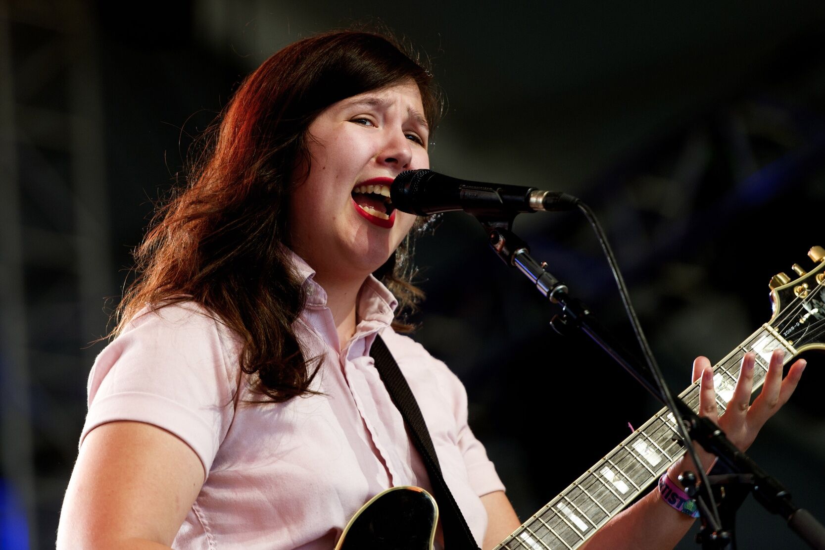 June 10 2017; Manchester, TN, USA; Lucy Dacus performs at Bonnaroo Music and Arts Festival