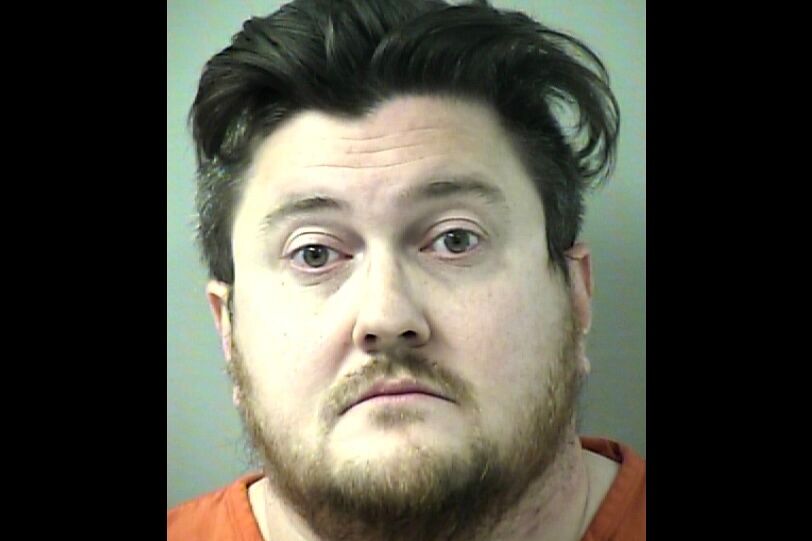 The mugshot of accused child molester and anti-LGBTQ+ writer Aaron Craig Gleason - its always projection with these fucking weirdos