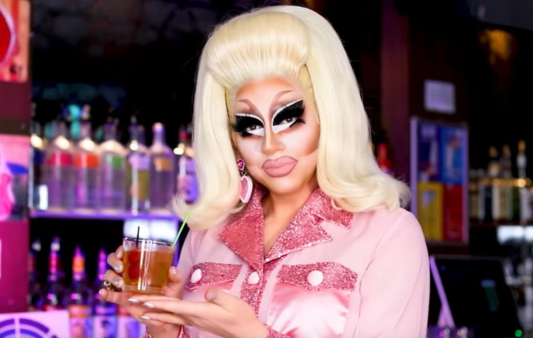Trixie Mattel at her Milwaukee bar This Is It!