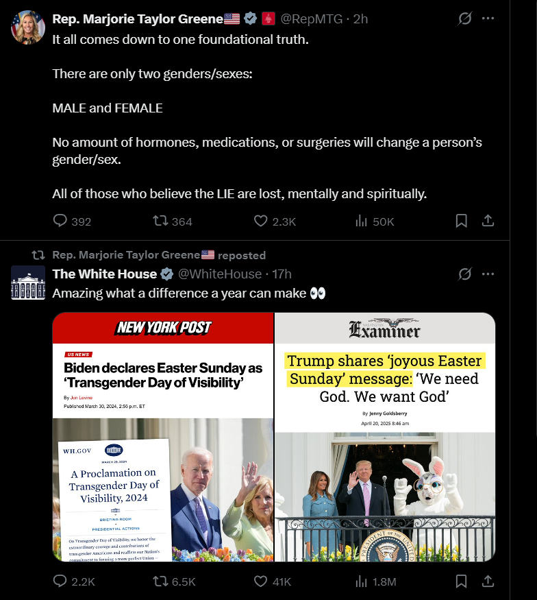 The tweets in question