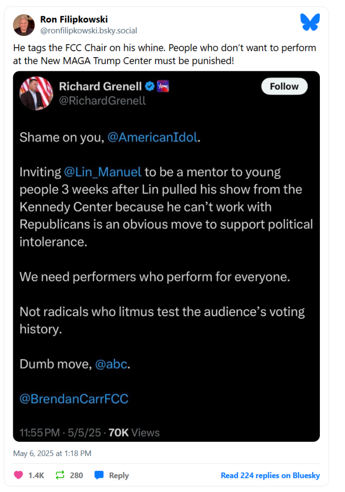 The Grenell tweet