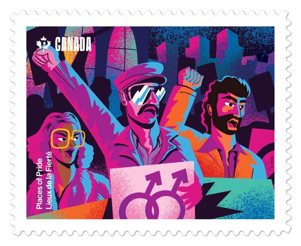 The stamp honoring Truxx
