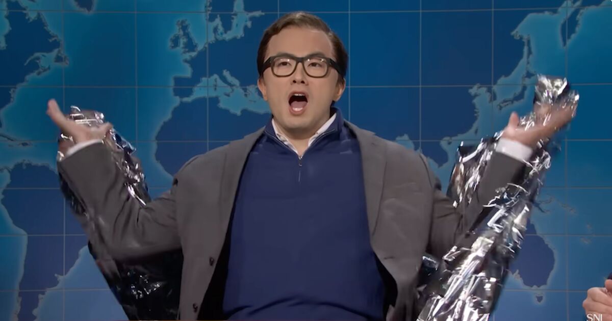 Bowen Yang lies like crazy portraying disgraced gay congressman George Santos on SNL - LGBTQ Nation