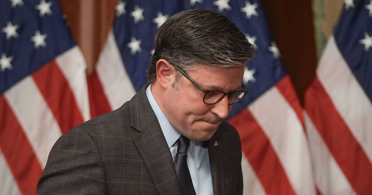 Mike Johnson falsely says Democrats demand millions for LGBTQ+ Balkans to end the shutdown - LGBTQ Nation